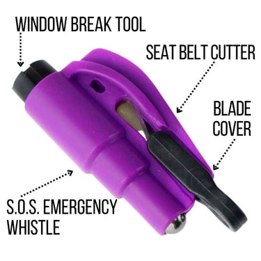 3N1 car hack 3 auto safety tools keychain diagram